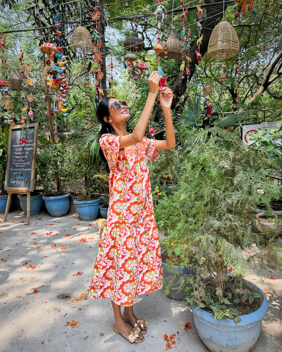 Flower Hour - Tara Dress - Lava Lamp - Printfresh