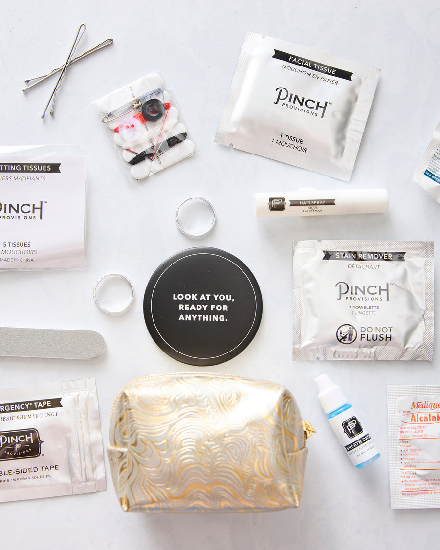 Metallic Swirl - Minimergency Kit for Bridesmaids - Printfresh