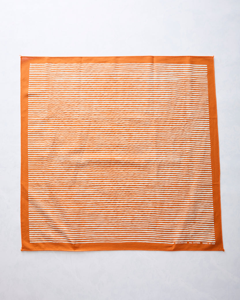 Marmalade Orange - Striped Bandana - Abracadana - Printfresh