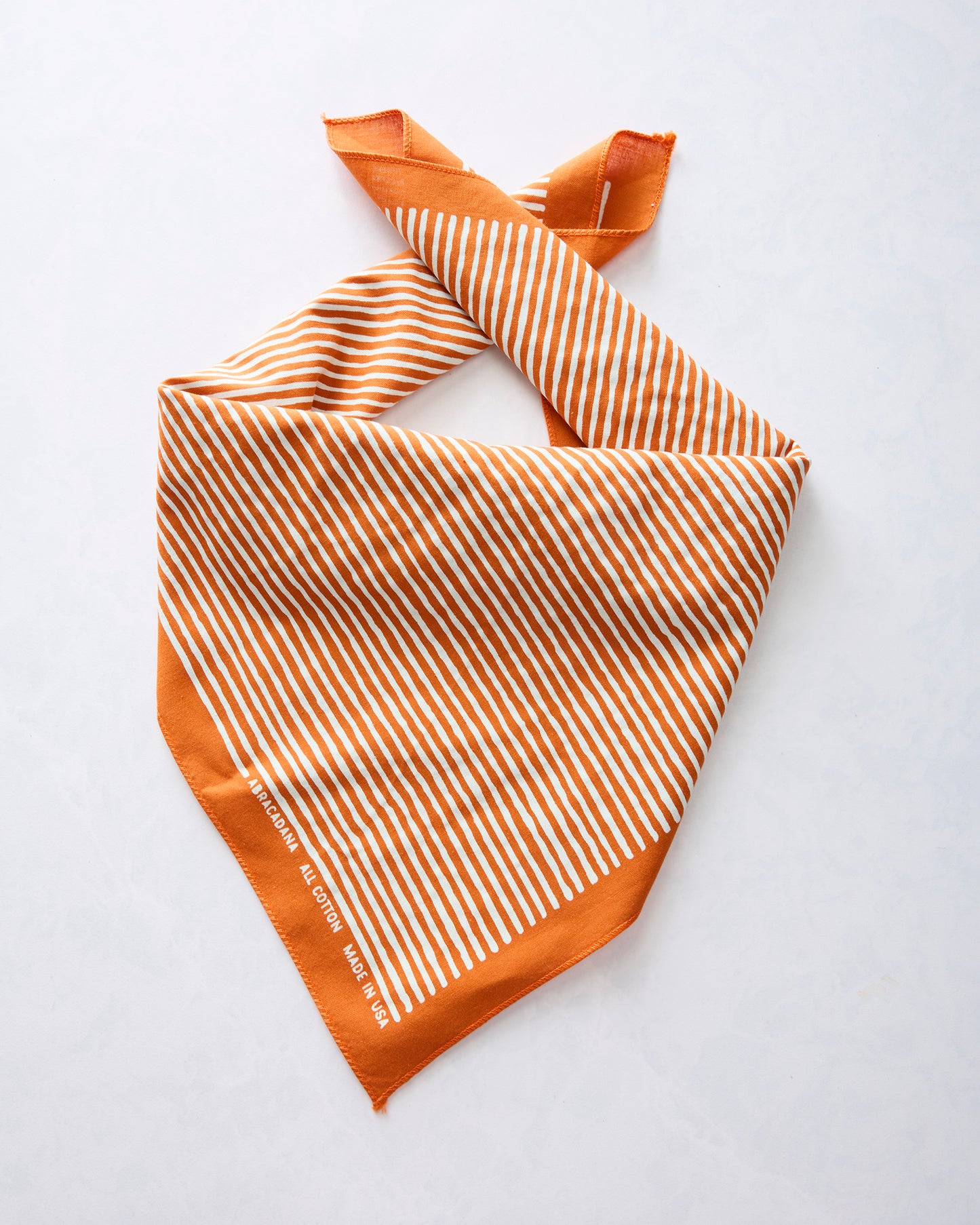 Marmalade Orange - Striped Bandana - Abracadana - Printfresh