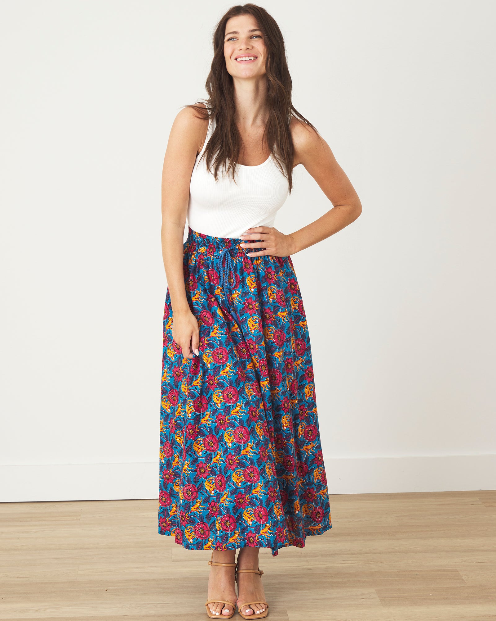 Leaps & Bounds - Carry On Skirt - Touch the Sky - Printfresh