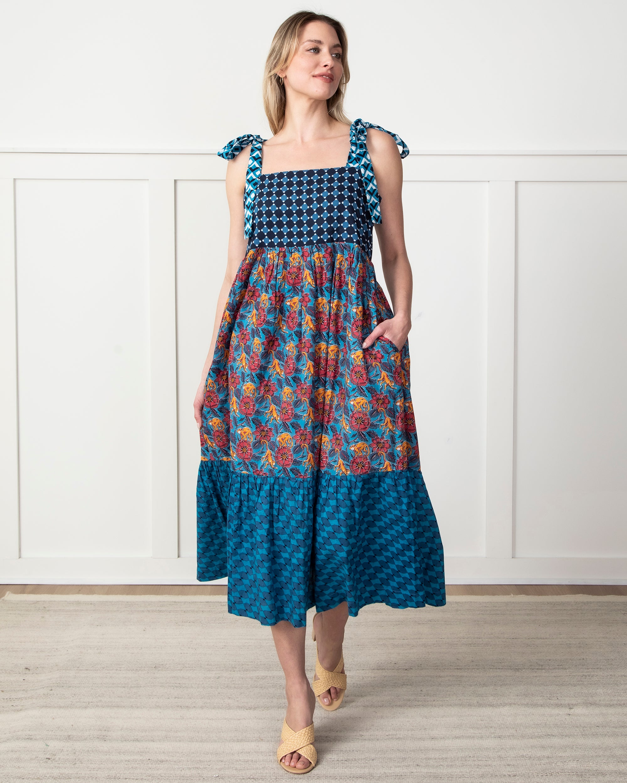 Leaps & Bounds - Way Around Dress - Touch the Sky - Printfresh