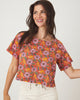 Leaps & Bounds - Carry On Crop Top - Clay Pot - Printfresh