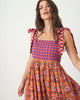 Leaps & Bounds - Way Around Dress - Clay Pot - Printfresh