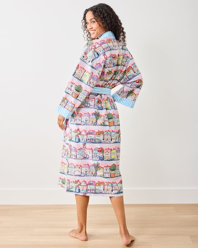 OLD Lenox Spice Village™ x PF - Lounge Robe - Kitchen Pink - Printfresh