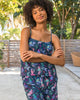 Mythical Mermaids - Cami Cropped Pants Set - Shoreline Blue - Printfresh