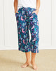 Mythical Mermaids - Cropped Pajama Pants - Shoreline Blue - Printfresh