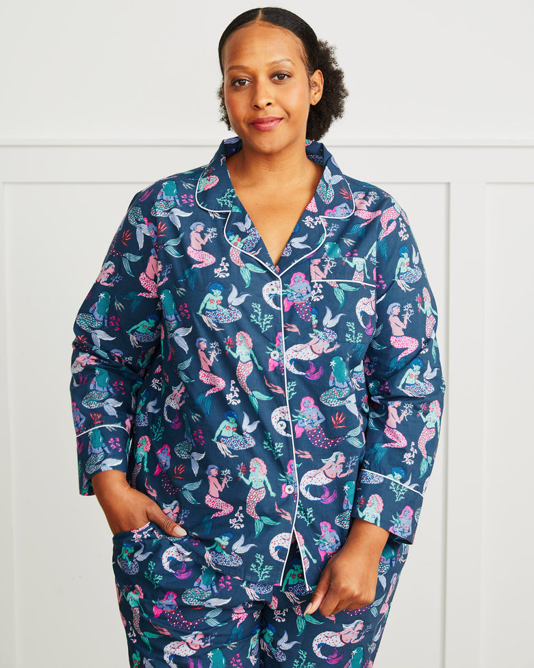 Mythical Mermaids - Long Sleep Set - Shoreline Blue - Printfresh
