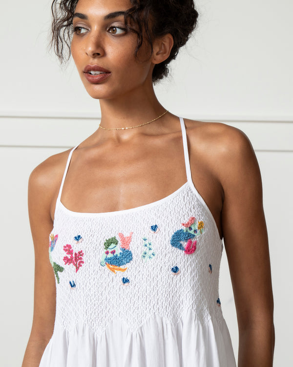 Daughters Of Triton - Naya Nightie - Cloud - Printfresh