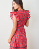 Nostalgia Plaid - Ready to Ruffle Dress - Joyful Red - Printfresh