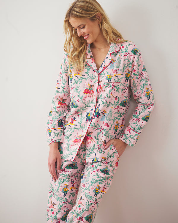 Nutcracker Dreams - Long PJ Set - Ballet Pink - Printfresh