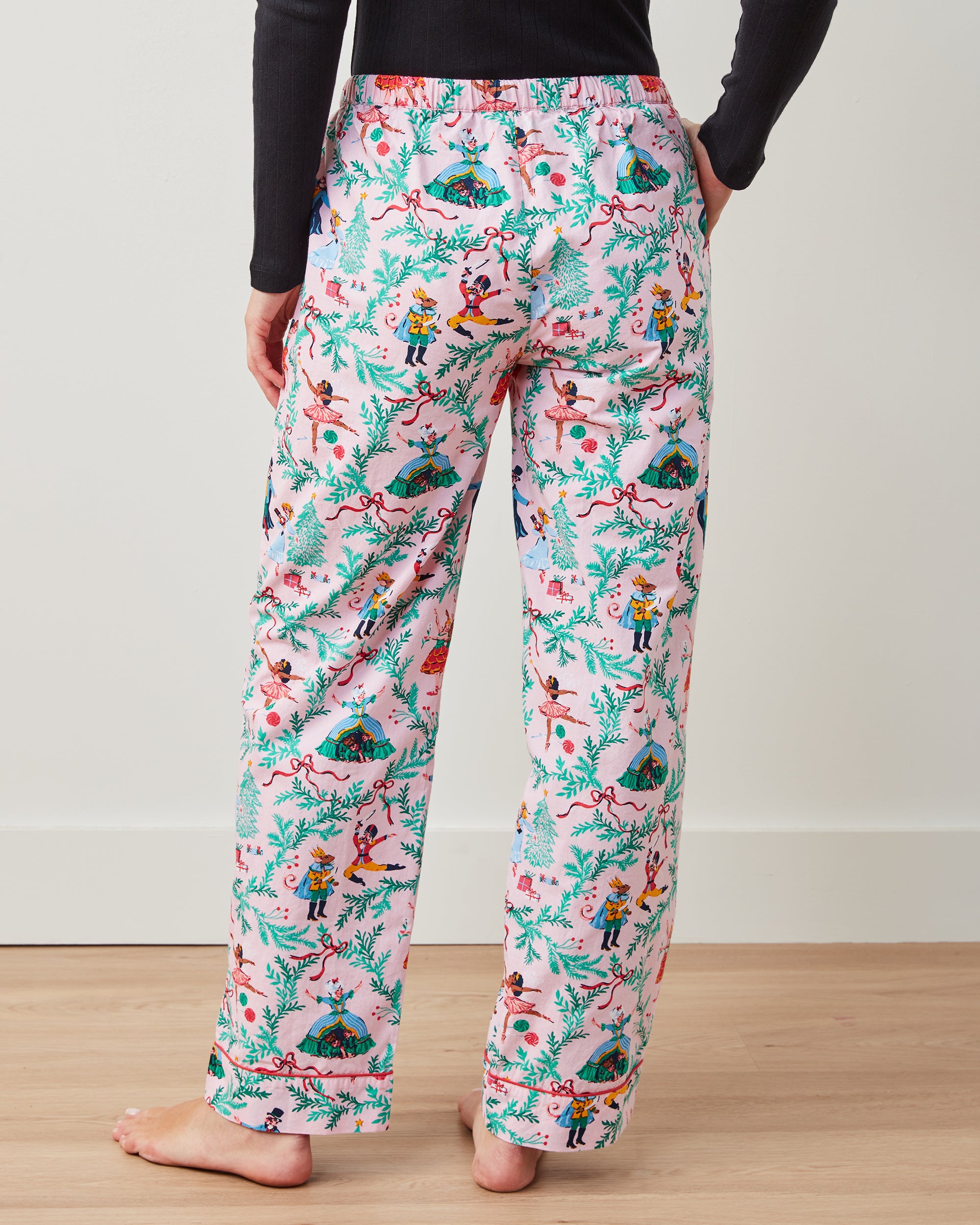 Nutcracker Dreams - PJ Pants - Ballet Pink - Printfresh