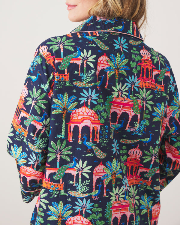 Peacock Palace - Sleep Shirt - Deep Navy - Printfresh