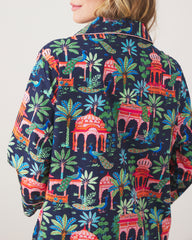 Peacock Palace - Sleep Shirt - Deep Navy - Printfresh