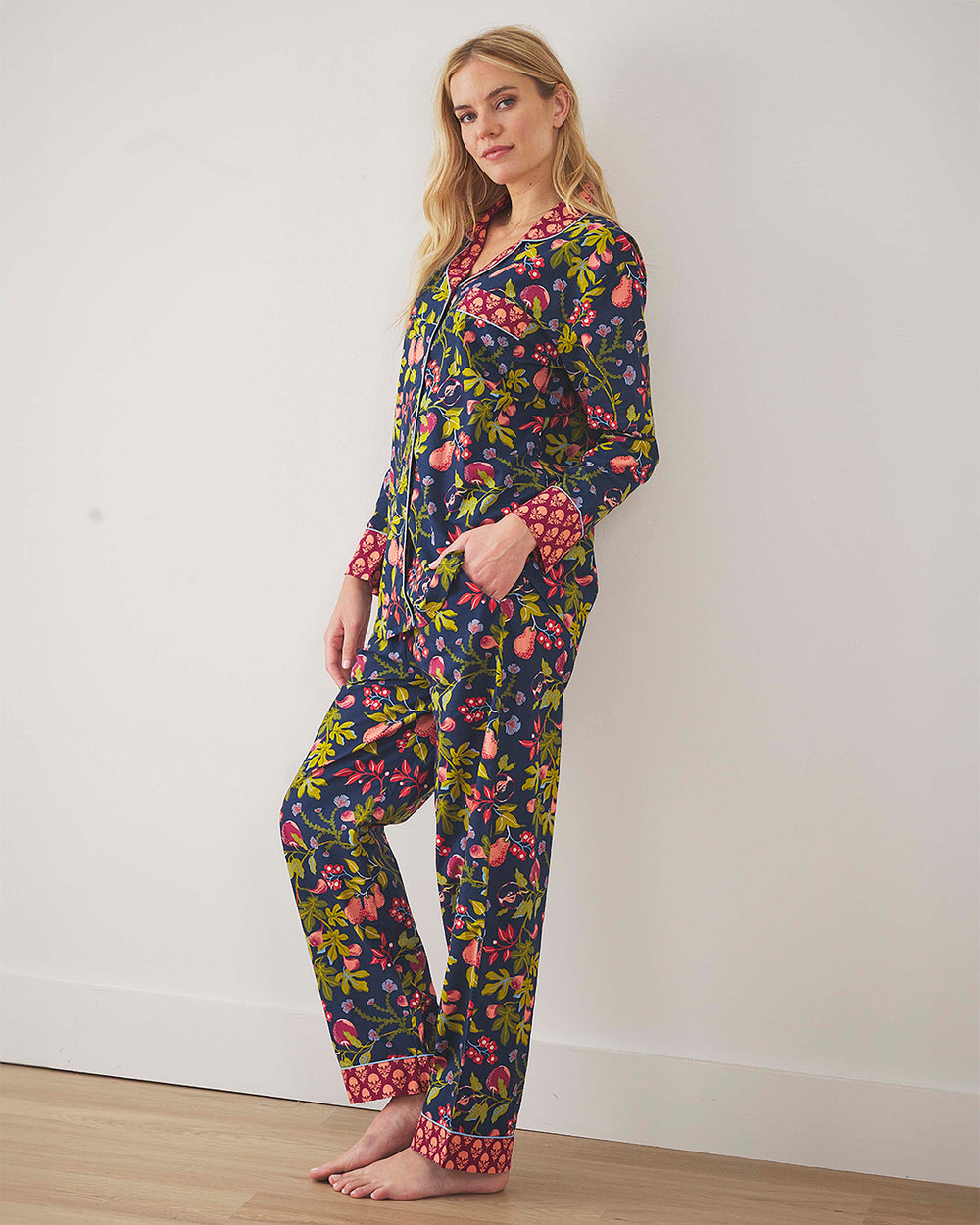 Pomme & Poire - Long PJ Set - Good Evening - Printfresh