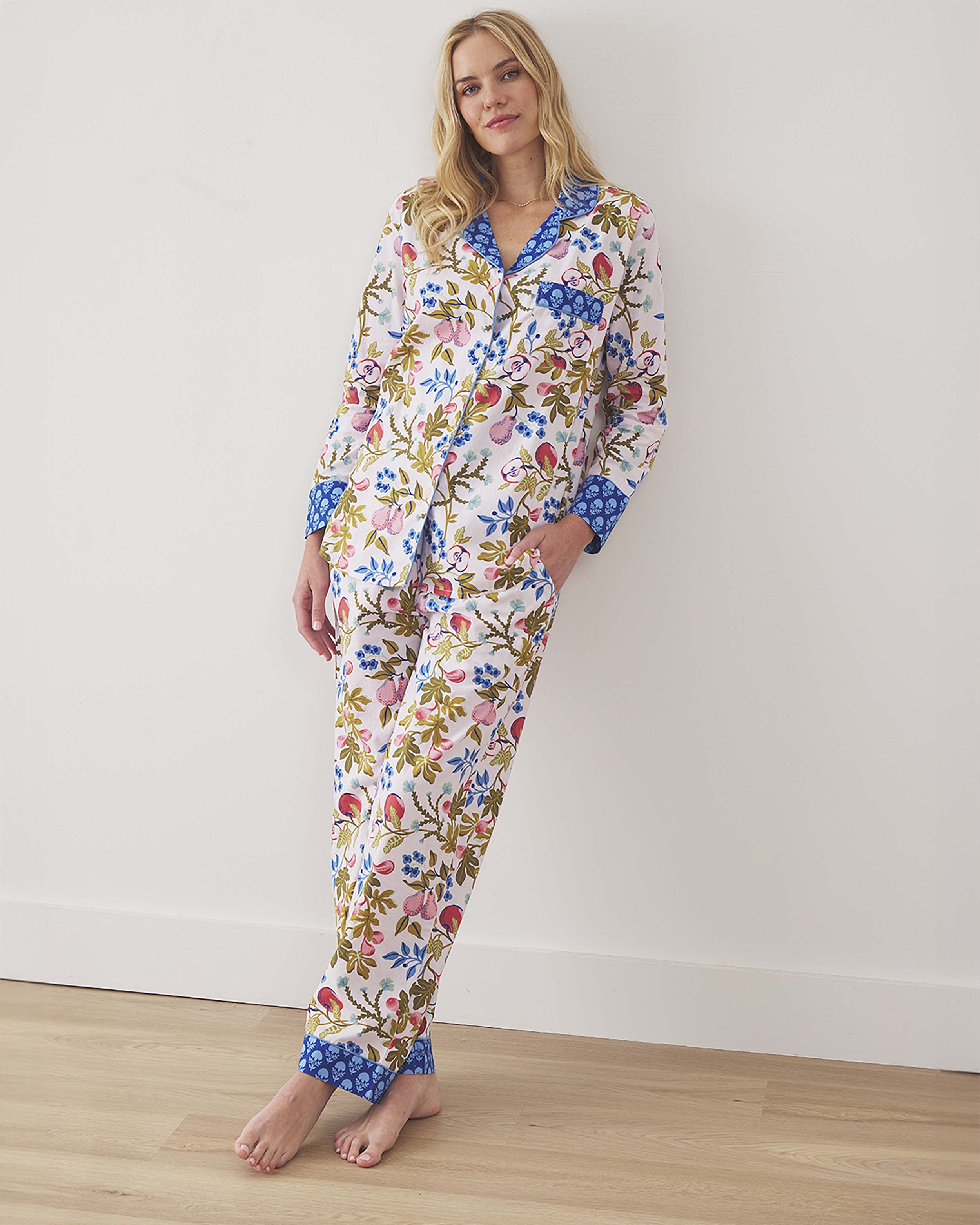 Pomme & Poire - Long PJ Set - Parchment - Printfresh