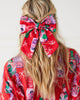 Pop the Bubbly - The Preppy Hair Bow - Red Stocking - Printfresh