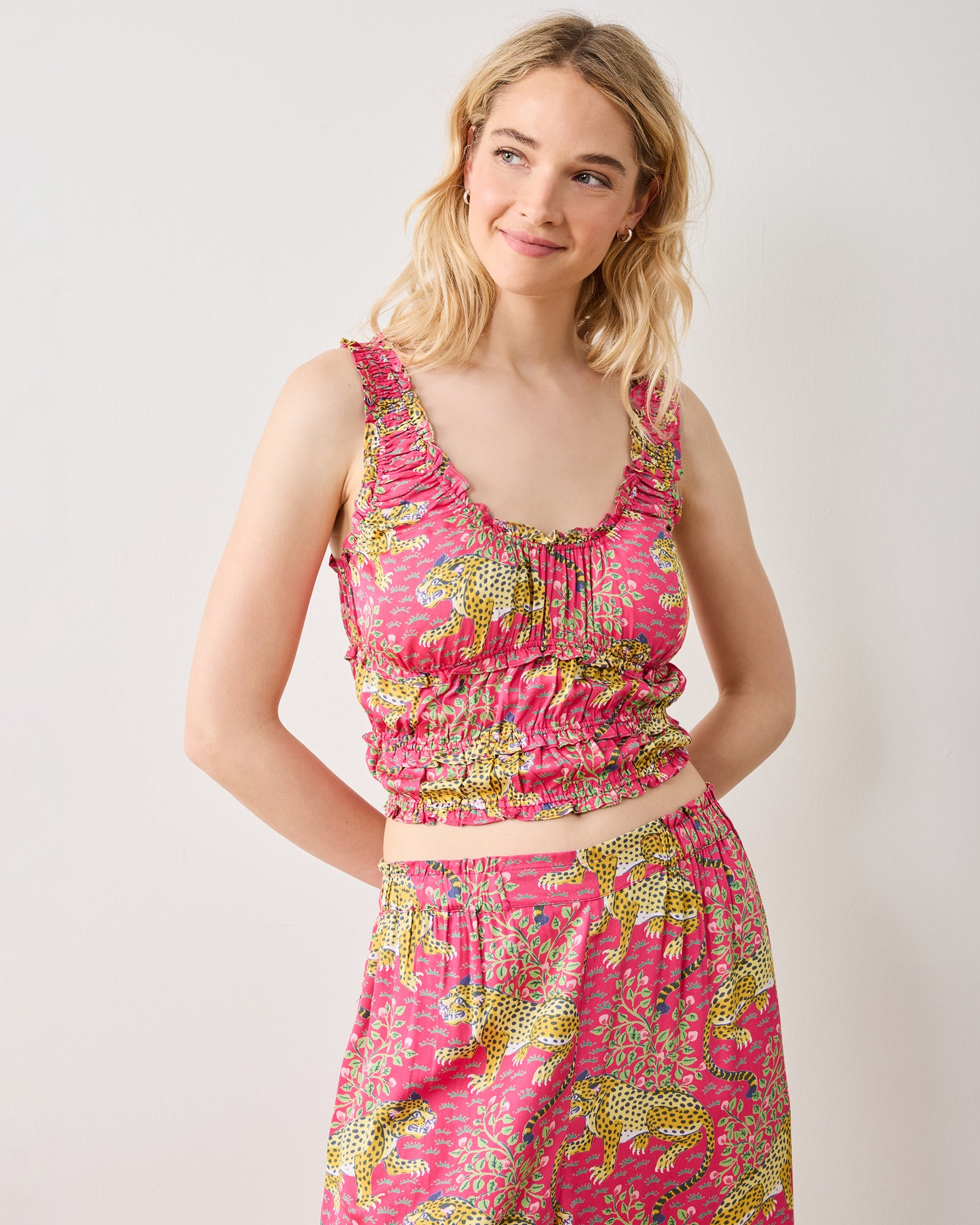 Bagheera - Eco Satin Sadie Set - Hot Pink - Printfresh