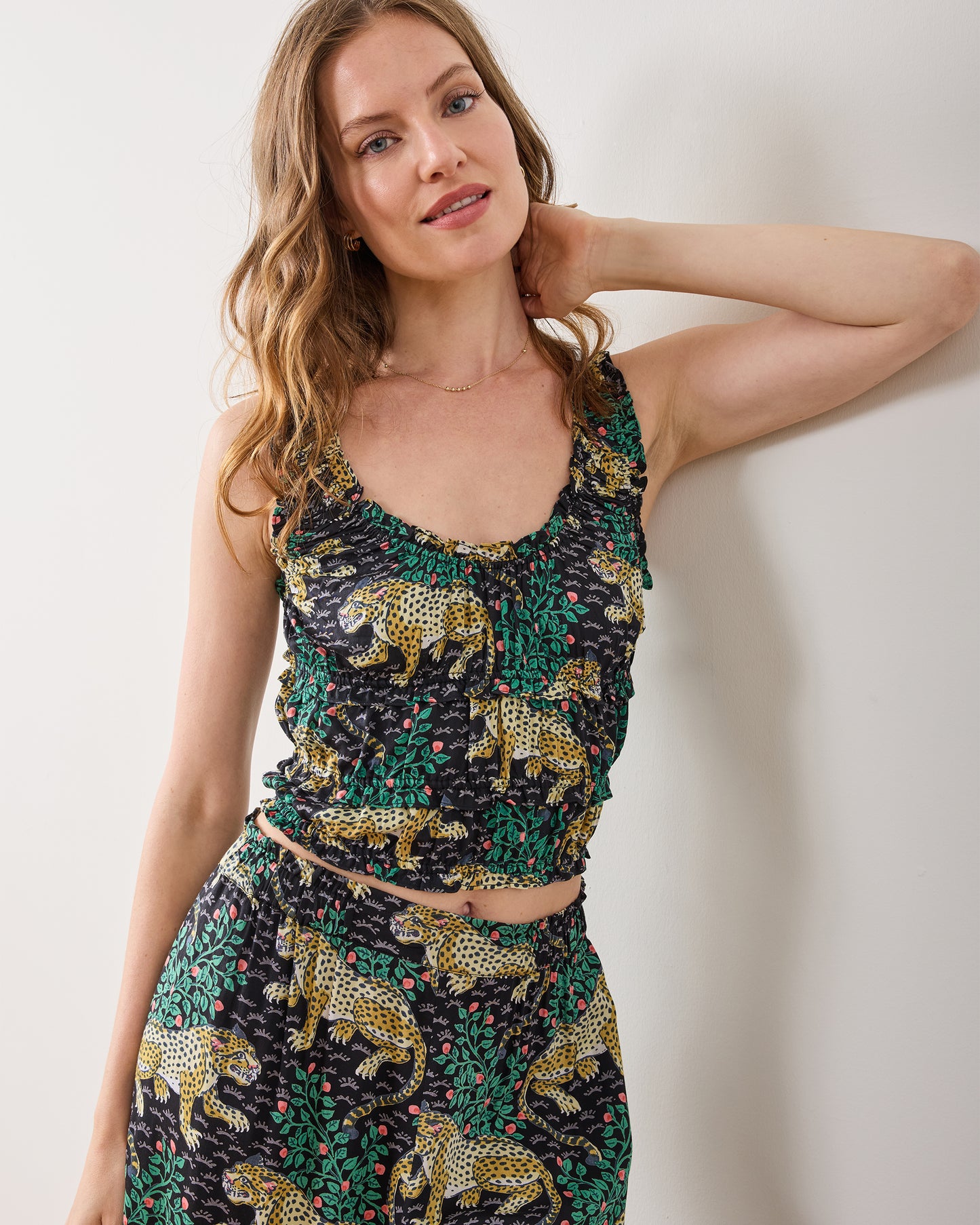 Bagheera - Eco Satin Sadie Set - Ink - Printfresh