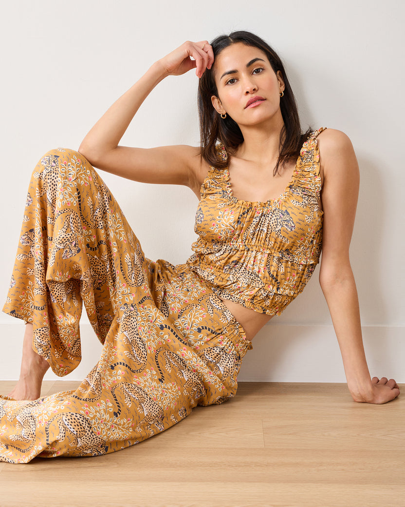 Bagheera - Eco Satin Sadie Set - Tobacco - Printfresh