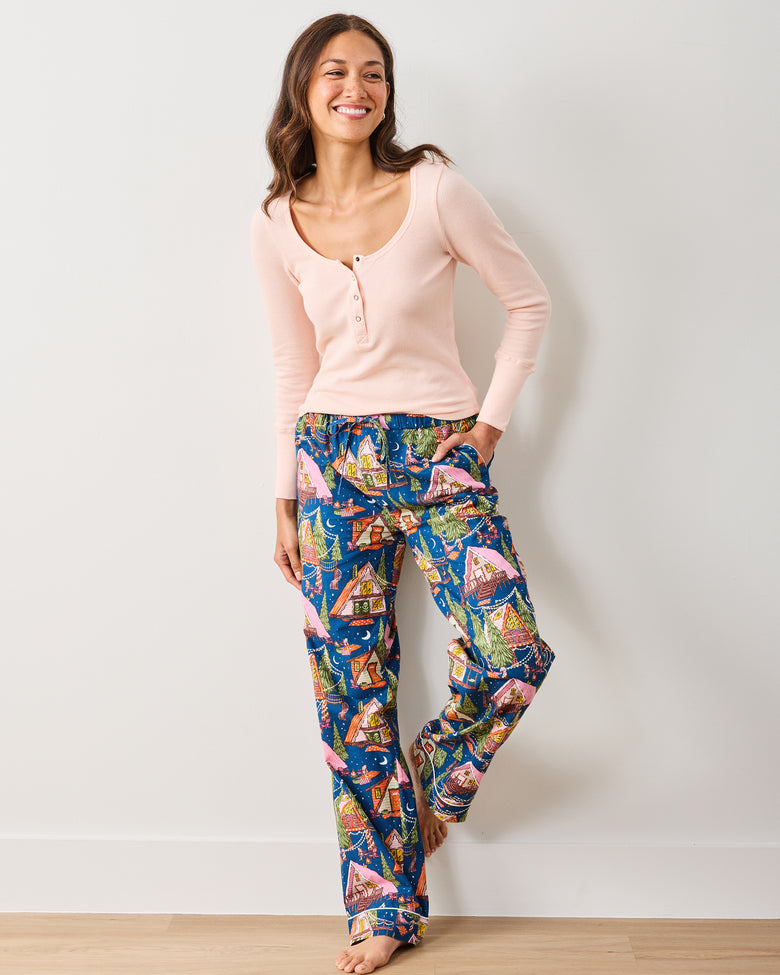 Bonfire Stories - PJ Pants - Starlight Blue - Printfresh