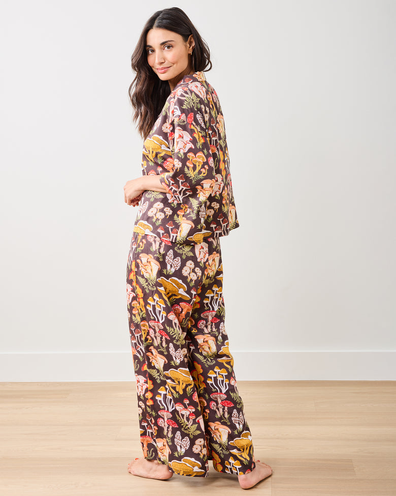 Mushroom Medley - Eco Satin Wildest Dreams Set - Truffle - Printfresh