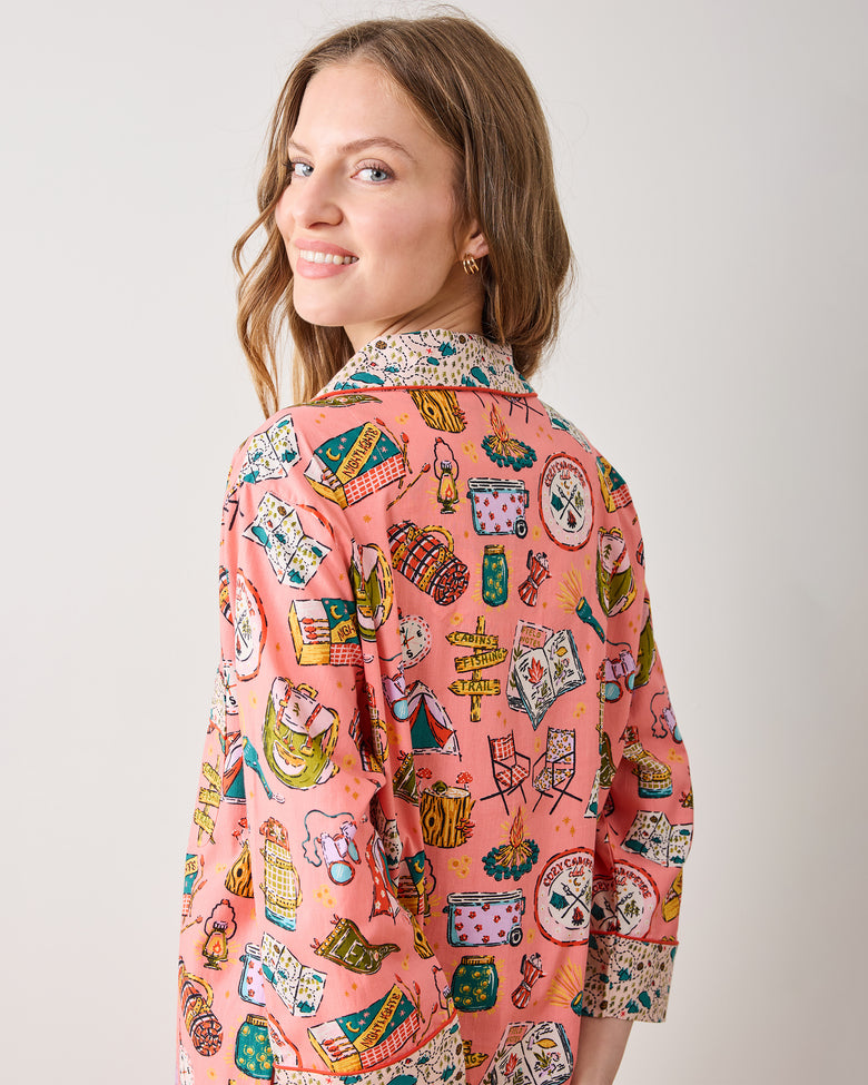 Camping Trip - Sleep Shirt - Coral - Printfresh
