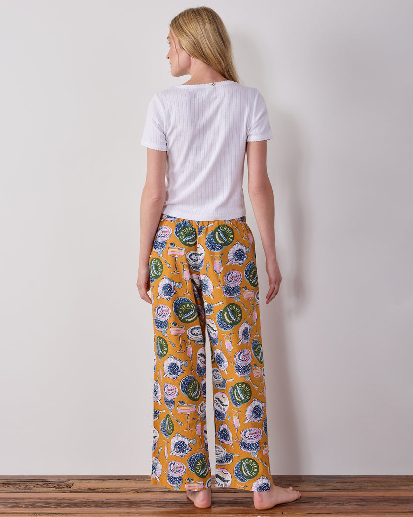 Champagne & Caviar - Astrid PJ Pant - Goldenrod