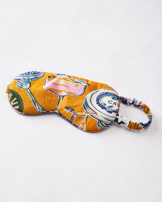 Champagne & Caviar - Eye Mask - Goldenrod