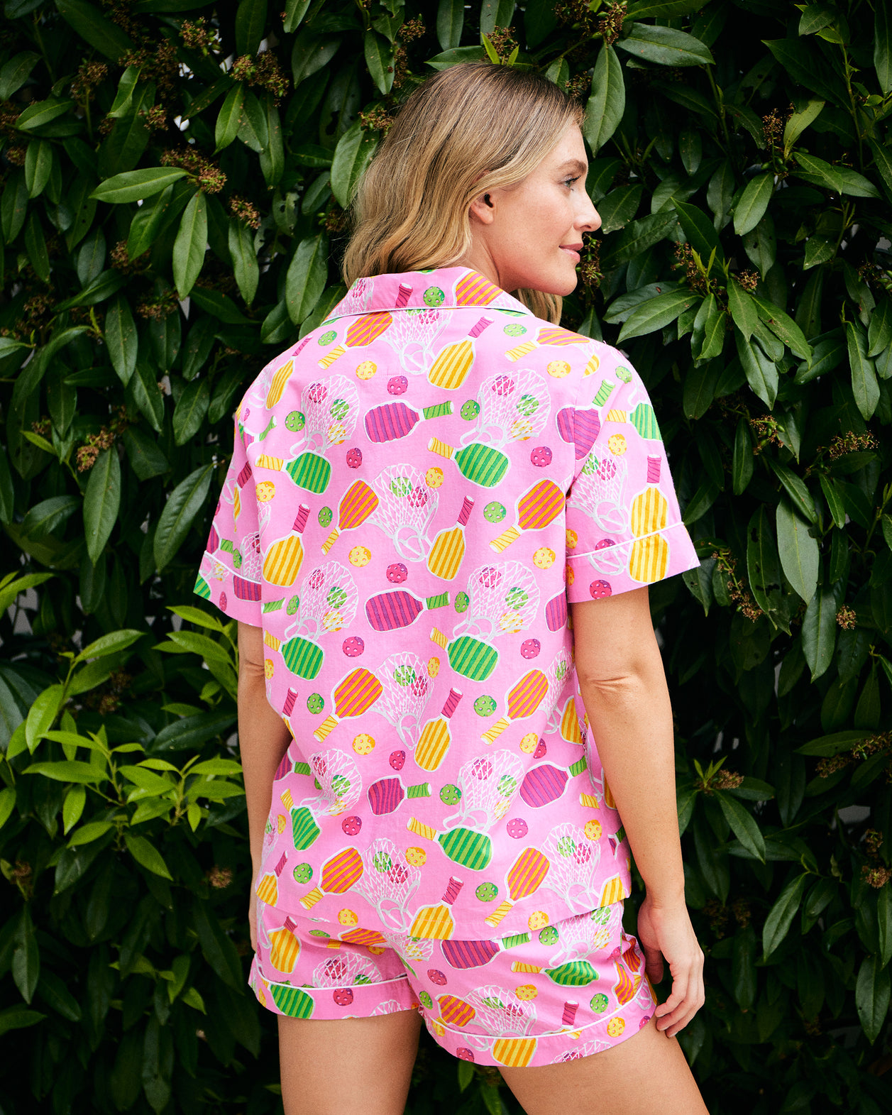 Pretty In Pickleball - Short PJ Set - Popsicle - Printfresh