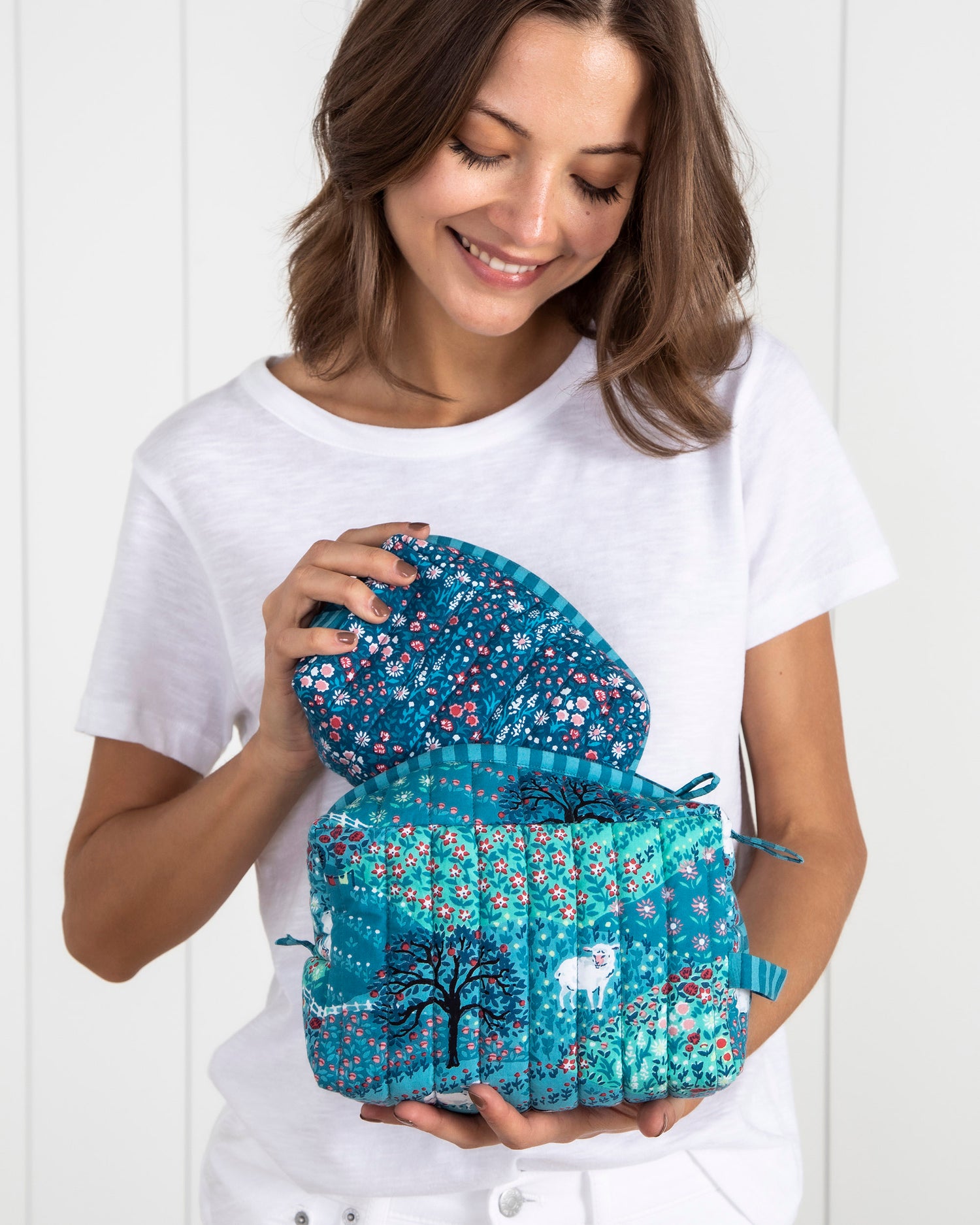 Rolling Hills - Three's Best Pouch Set - Blue Ribbon - Printfresh