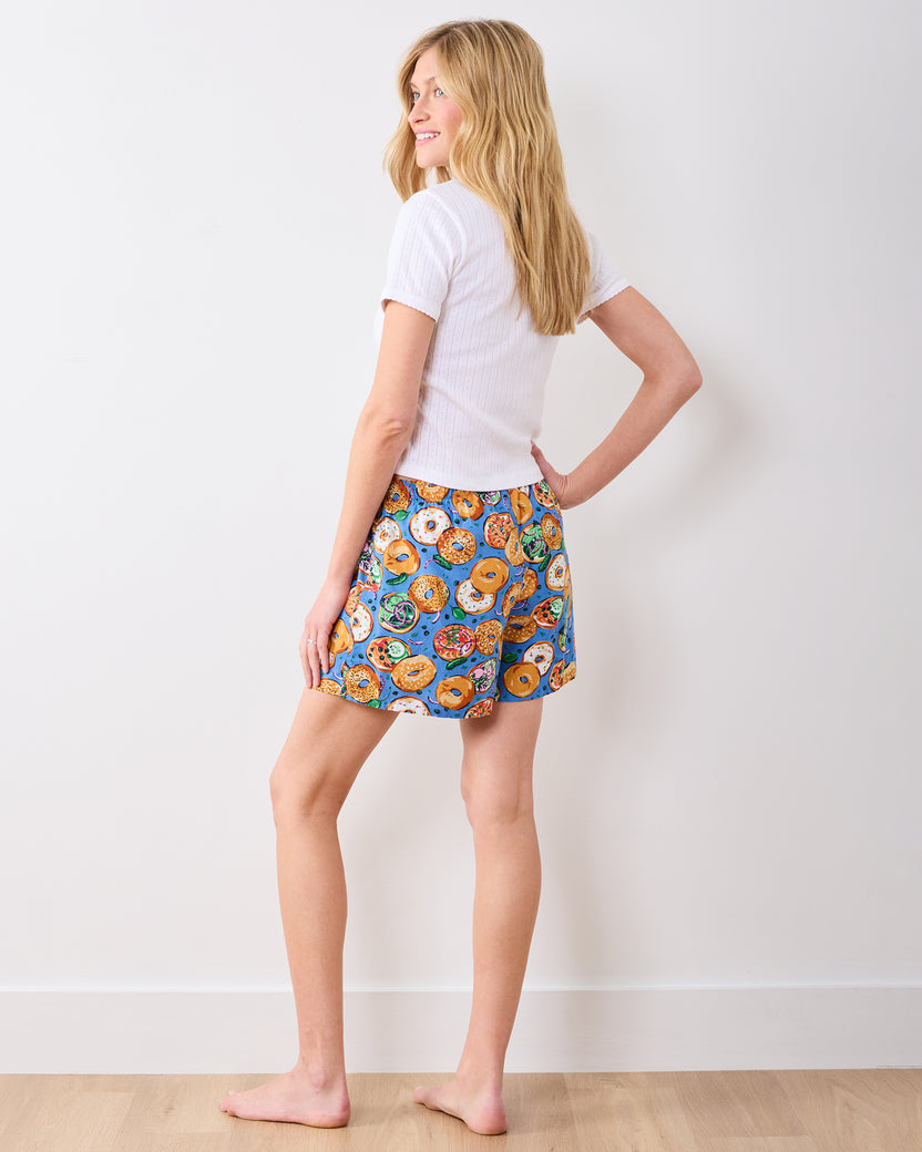 Bagels & Schmear - Boyfriend Boxer - Brunch Blues - Printfresh