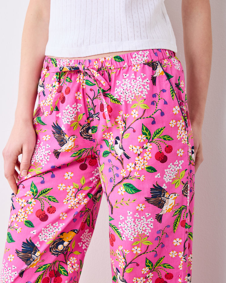 Bird & Blossom - PJ Pant - Fuchsia Berry - Printfresh