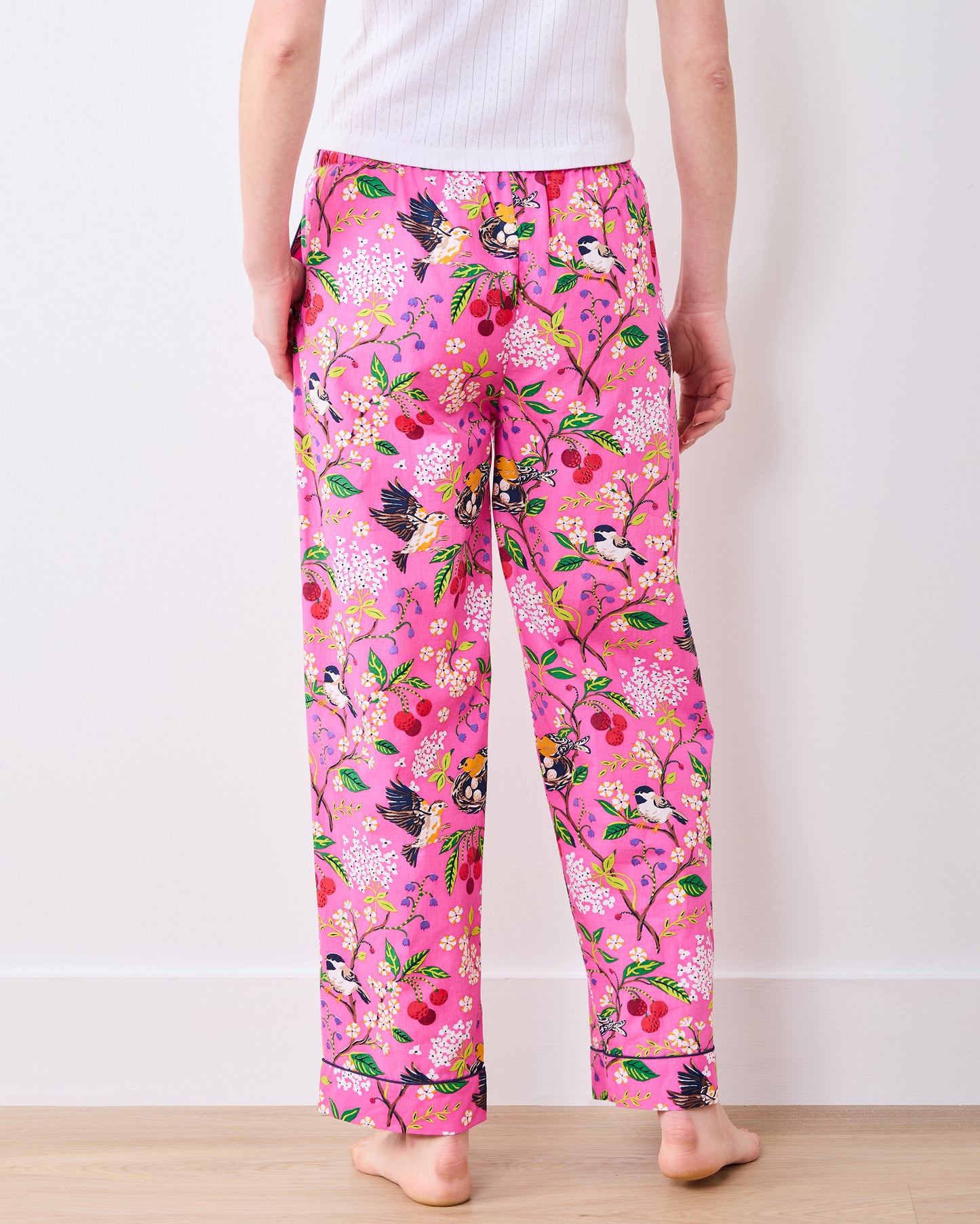 Bird & Blossom - PJ Pant - Fuchsia Berry - Printfresh