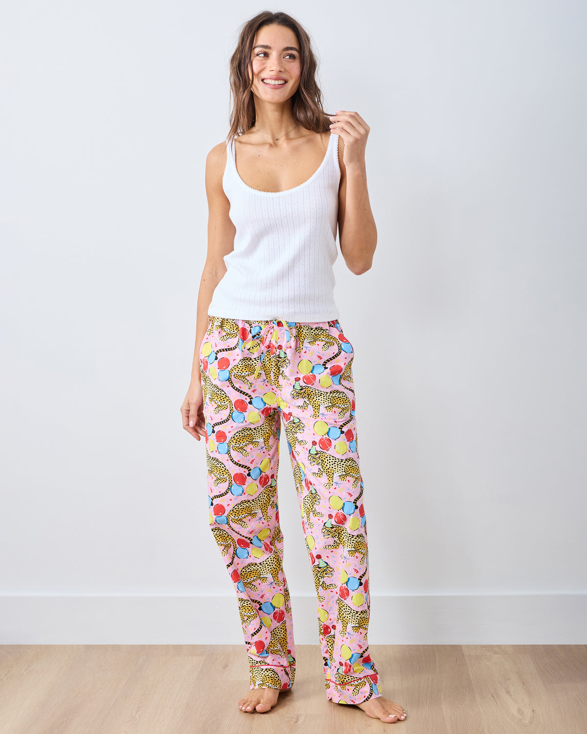 Birthday Bagheera - PJ Pant - Pink Confetti - Printfresh