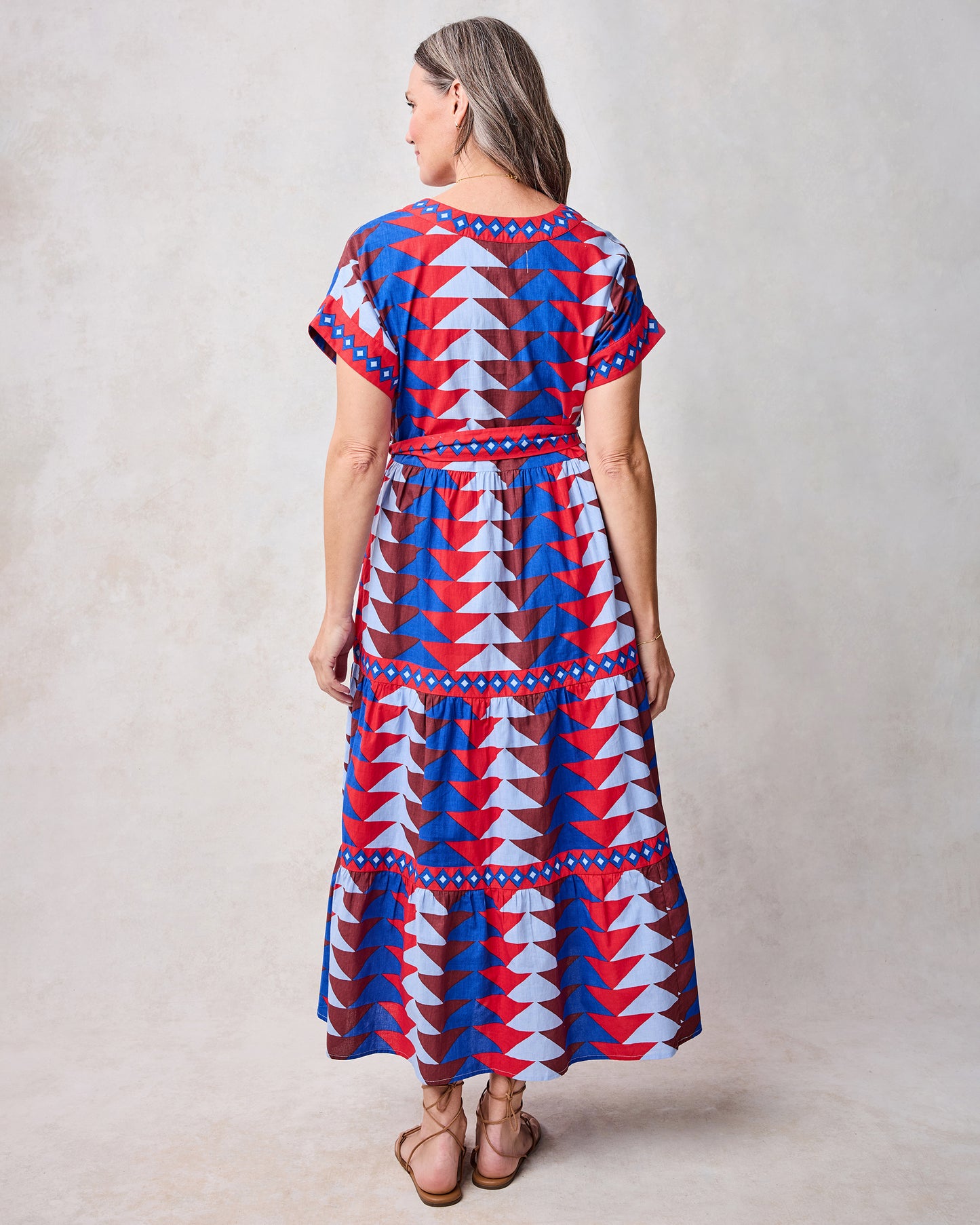 Canyon Geo - Atlantic Dress - Arizona Blue - Printfresh