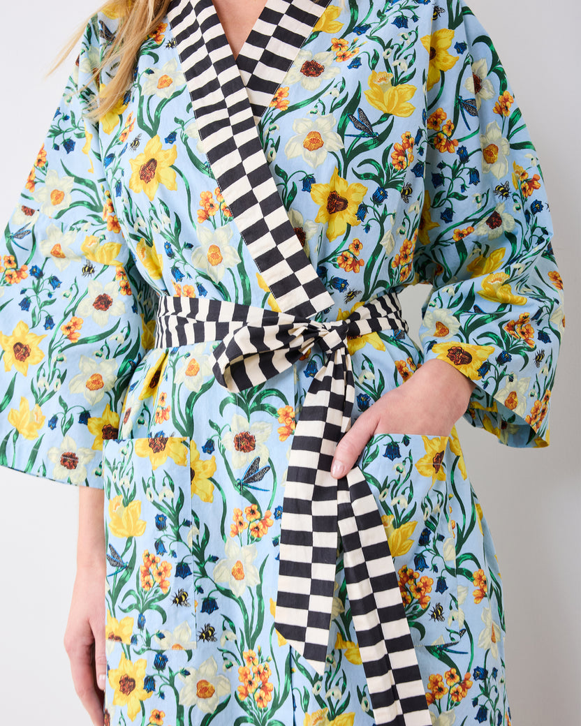 Dreamy Daffodil - Long Robe - Moonwater - Printfresh