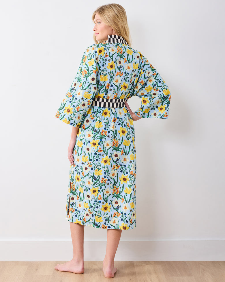 Dreamy Daffodil - Long Robe - Moonwater - Printfresh