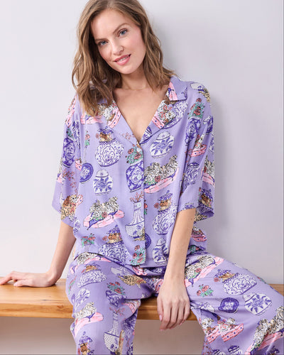 Fancy Dogs - Eco Satin Wildest Dreams Set - Lavender Glaze - Printfresh