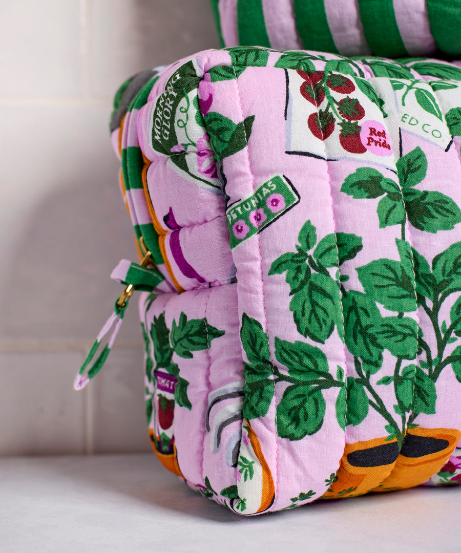 Green Thumb - Three’s Best Pouch Set - Pink Cosmos - Printfresh