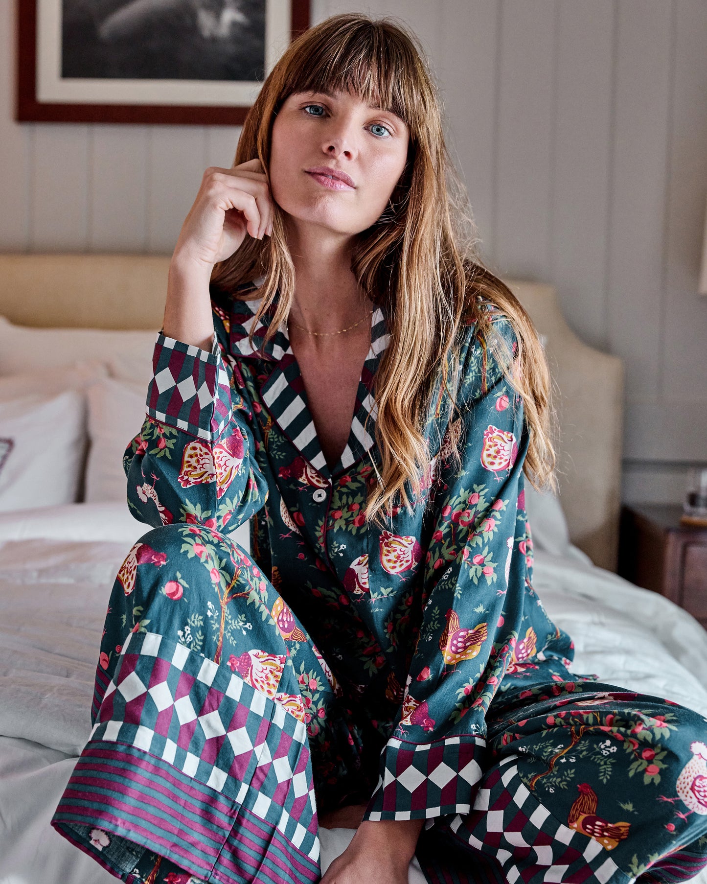 Hen House - Tall Eco Satin Rittenhouse Set - Navy - Printfresh