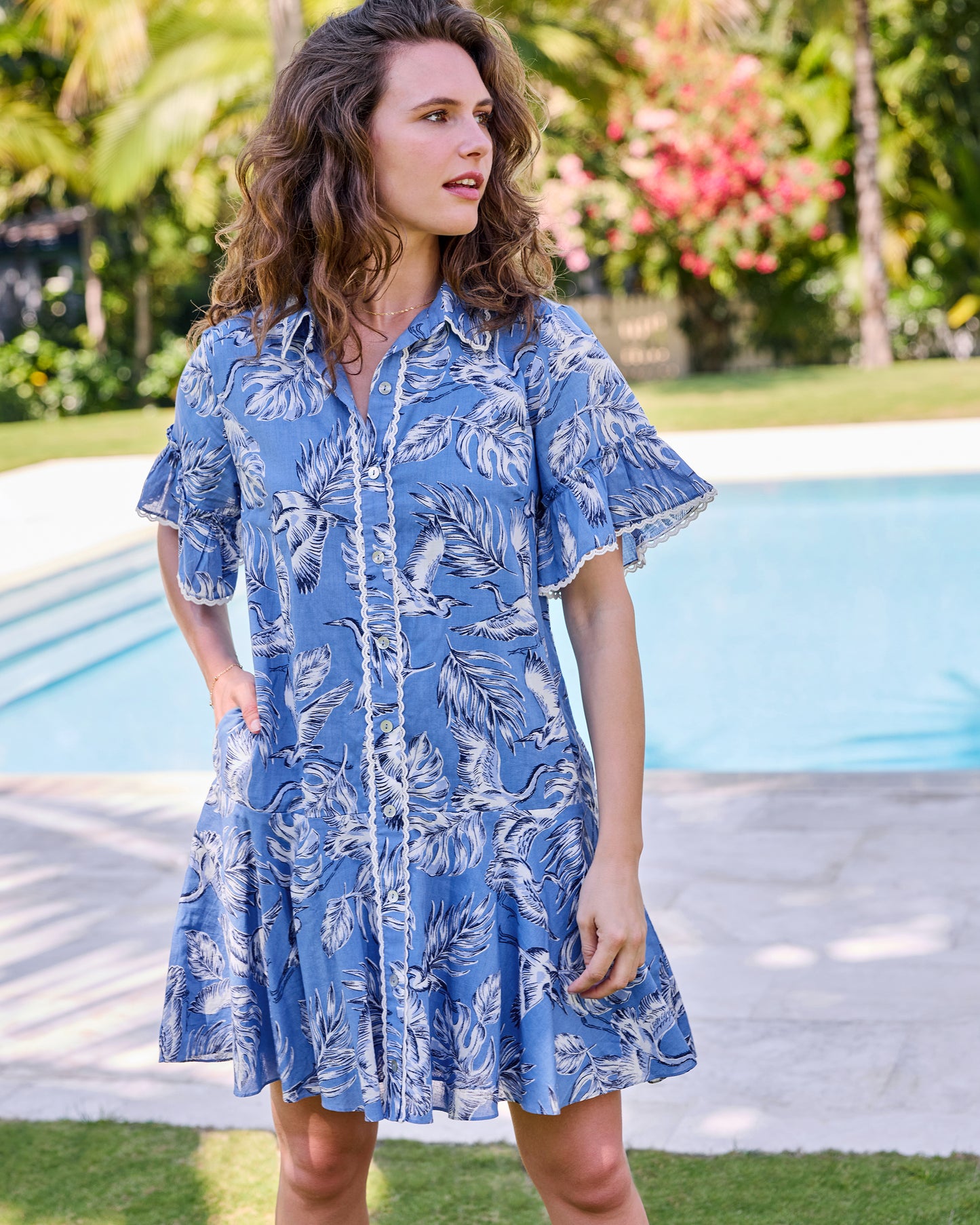 Heron Landing - Estelle Dress - Saltwater