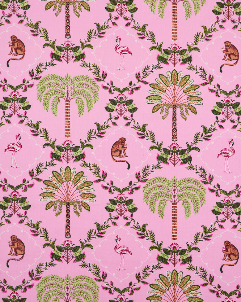 Island Muse - Maya Top & Escape Skirt Set - Pink Flamingo - Printfresh