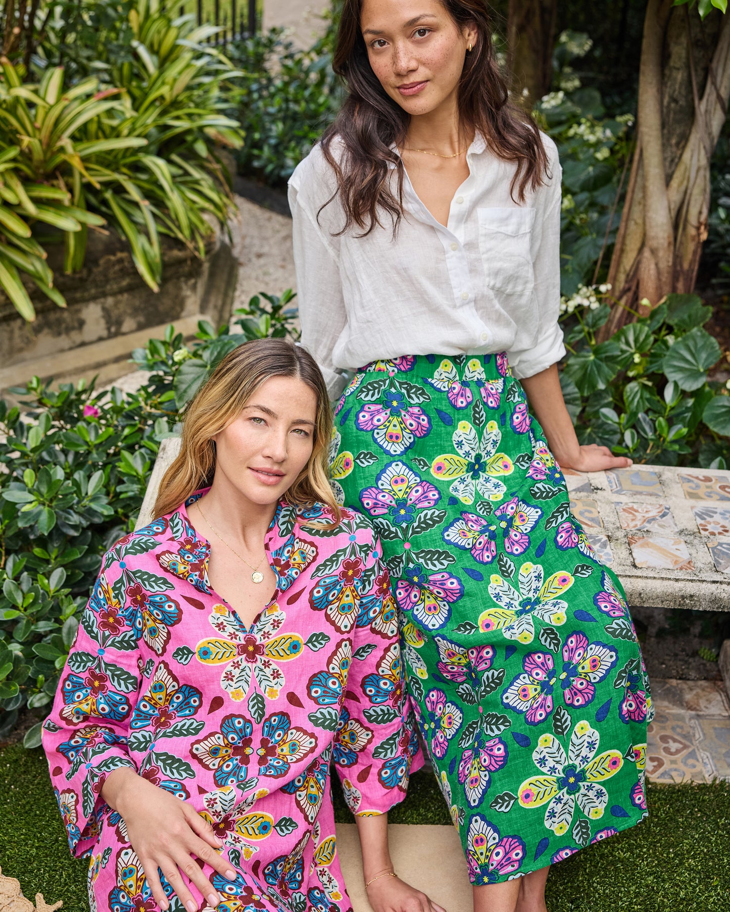 Kaleidoscope Wings - Gwyneth Skirt - Greenhouse - Printfresh