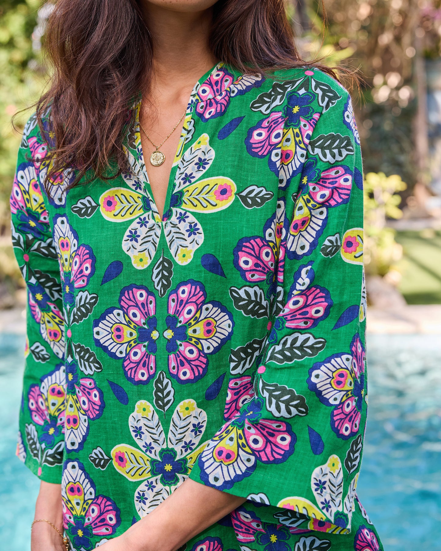 Kaleidoscope Wings - Paloma Dress - Greenhouse - Printfresh