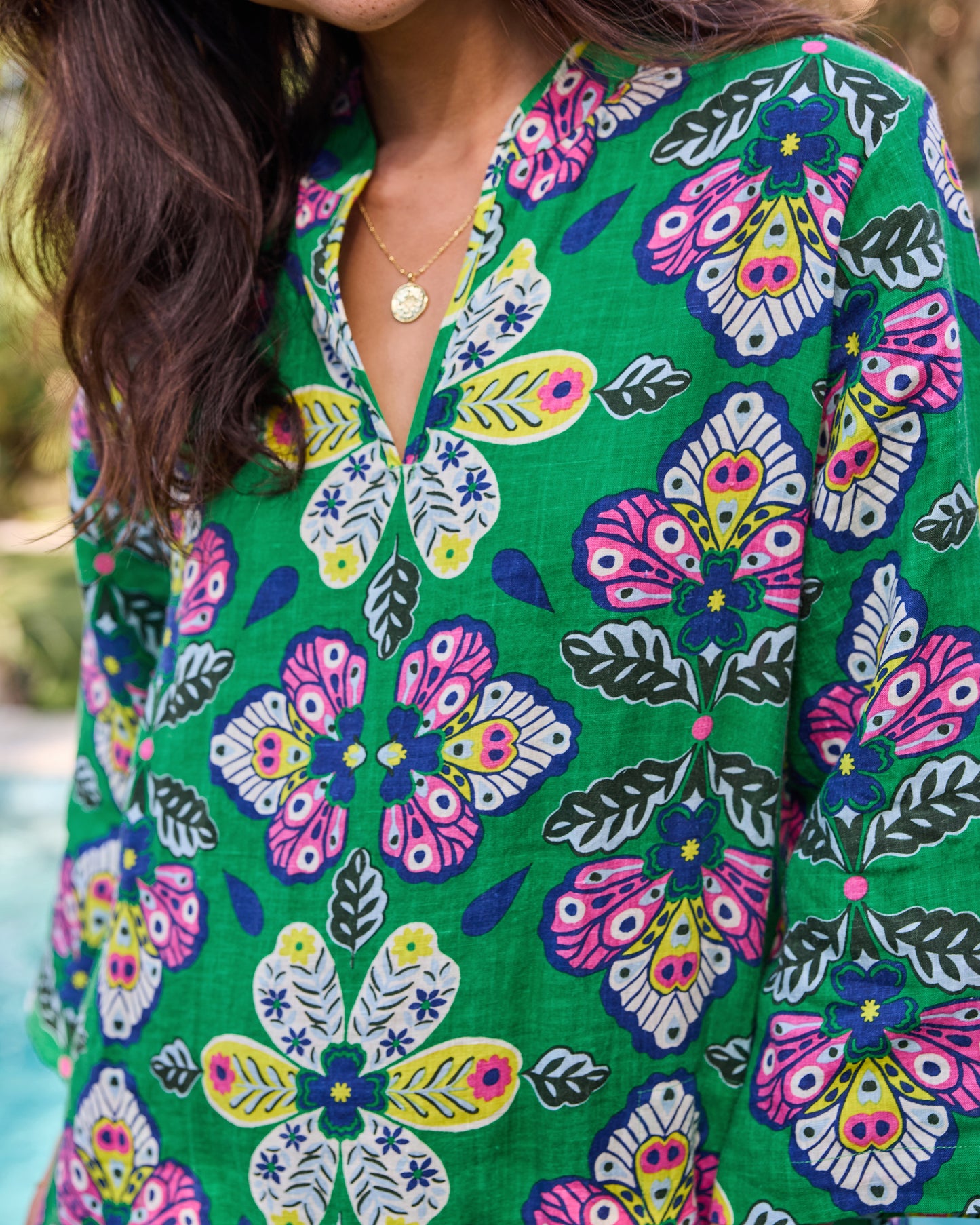 Kaleidoscope Wings - Paloma Dress - Greenhouse - Printfresh