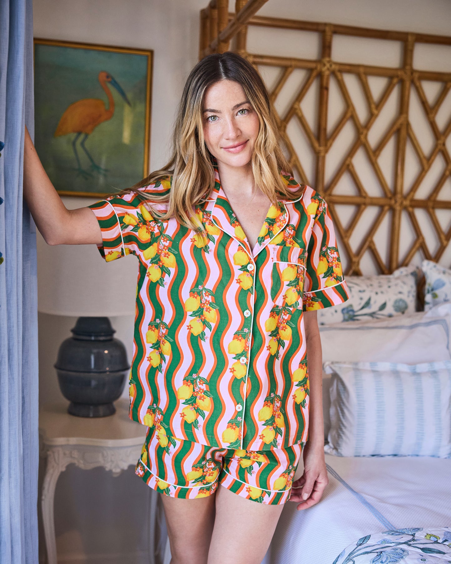 Lemon Twist - Short PJ Set - Limoncello - Printfresh