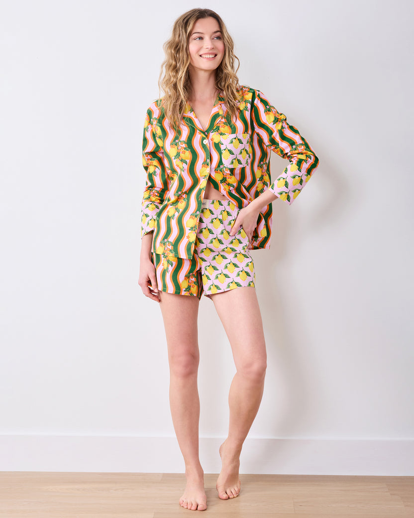 Lemon Twist - Reese Boxer Set - Limoncello - Printfresh