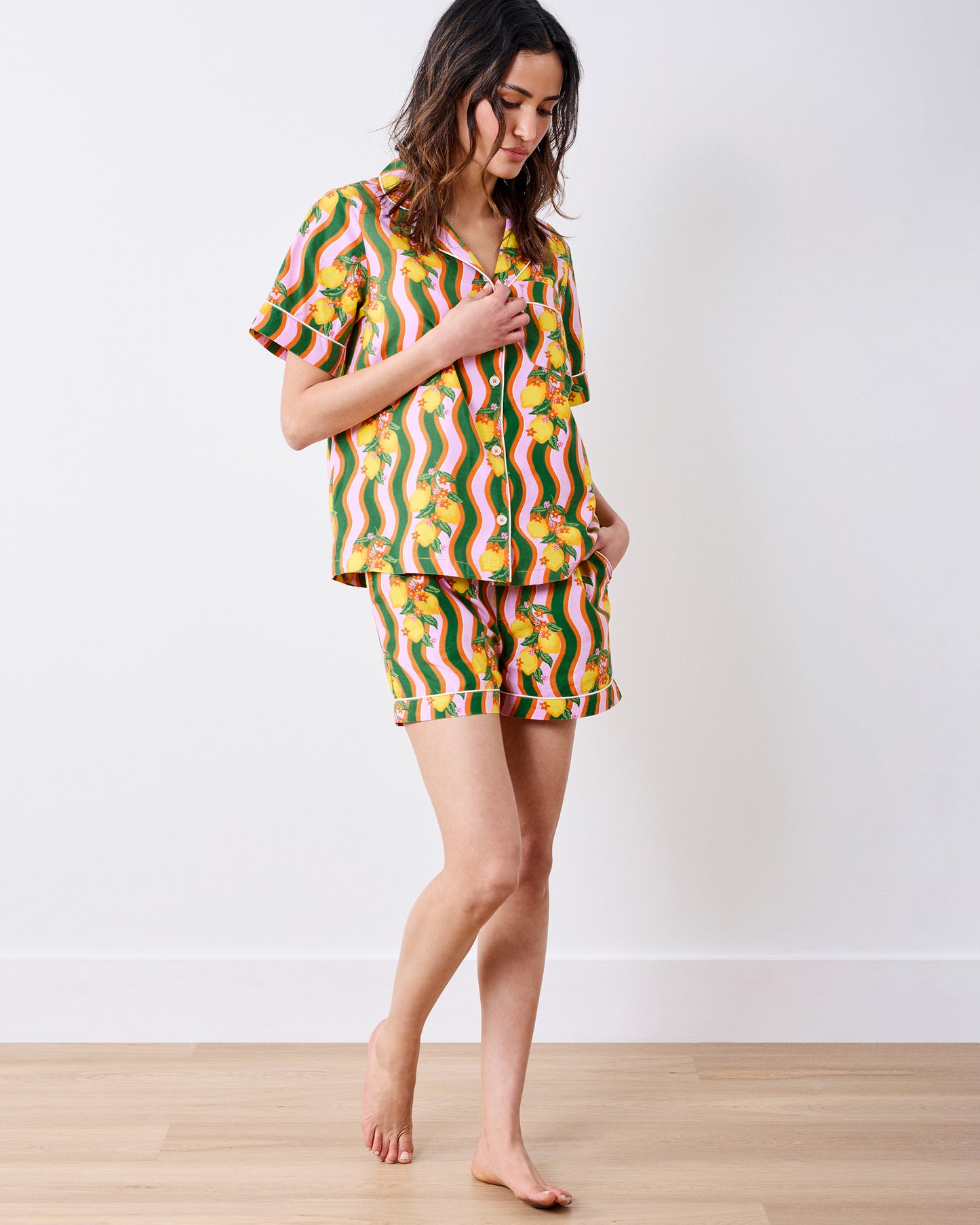 Lemon Twist - Short PJ Set - Limoncello - Printfresh