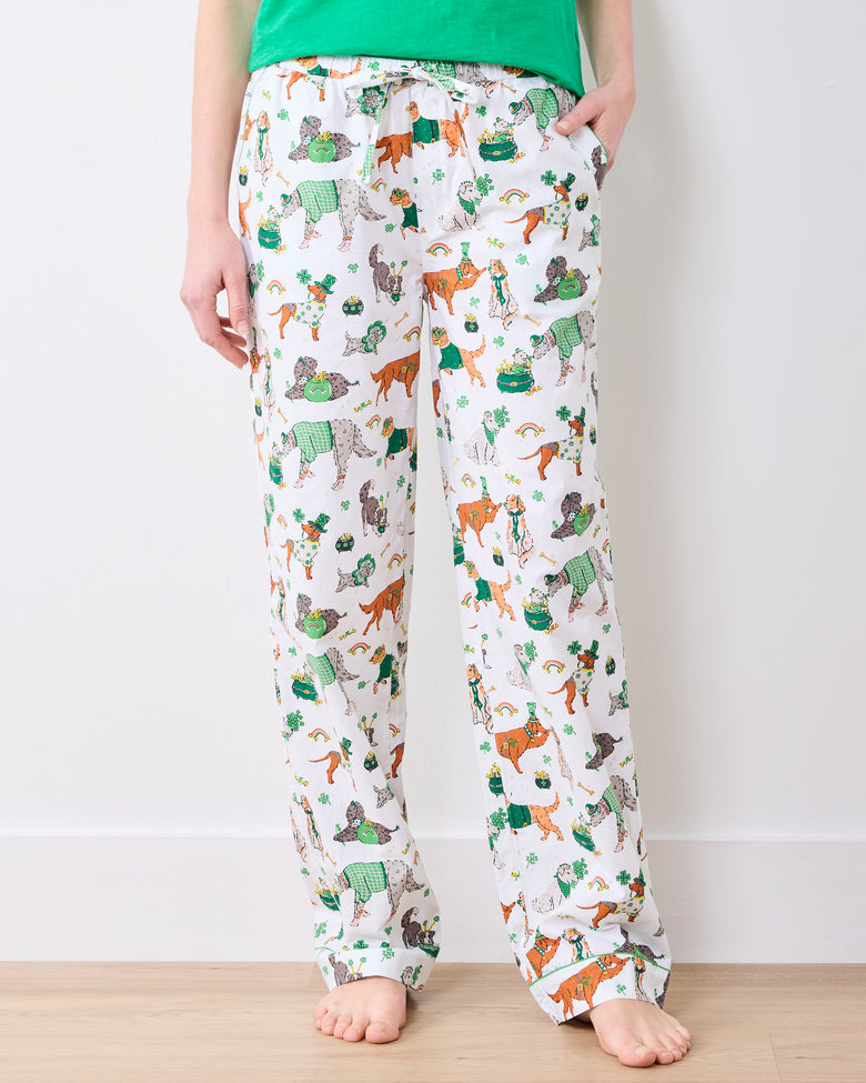 Lucky Paws - PJ Pants - Irish Cream - Printfresh